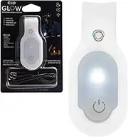 Clipglow Nurse Light Clip On Nursing Night Shift Light, Bright, Lightweight Magnetic, Portable, USB Rechargeable Flashlight for Badge, 8-10 Hours Battery|4 Light Settings 10-25 Lumens Nurse Gift|White