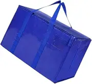 ANDRESLAD Clothes Storage Organizer Blue 600d Oxford Cloth Comforter Storage Bags Large Portable Storage Bag