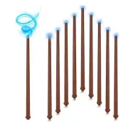 Light Wand,10 Pcs Light and Sound Toy Wizard Witch ,Illuminating9601