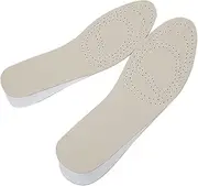 OATIPHO 1pair Height Increase Insoles for Men Women Cow Leather Eva Cushions Non- Shoe Pads for Enhanced Comfort and Height Boost for Everyday Wear