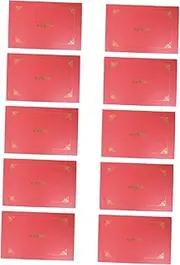 BCOATH Classical Retro Double Line Gilding Envelope Heavyweight Paper Stock Document Cover for Certificates
