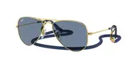 Ray-Ban Kids RJ9547S Junior Round 223/1U Kids' Sunglasses Gold Size 52
