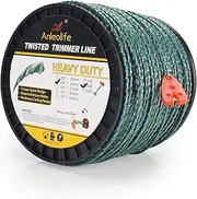 A ANLEOLIFE 3-Pound Heavy Duty Twisted .095-inch-by-1181-ft Dual Core String Spiral Trimmer Line Spool,with Bonus Line Cutter