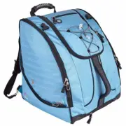 Athalon Deluxe Everything Boot Bag, Sky Blue/Black