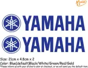 2 Pcs YAMAHA Logo Reflective Stickers Motorcycle Decals Stickers Best Gift