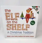 Elf On The Shelf Dark Hair Boy Doll Story Book Boxed Set Christmas Tradition