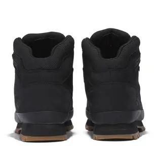Timberland 男款黑色Euro Hiker中筒健行鞋|A11TY001
