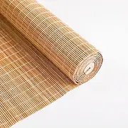 Roller Blind Retro Bamboo Blinds,Natural Wood Window Shades Blinds,Bamboo Light Filtering Custom Roman Shades,Dustproof Decorative Curtain,for Indoor/Outdoor/Garden