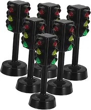 JOINPAYA 6pcs Traffic Light for Signal Lights for Early Learning and Encouraging Safe Traffic Management and Imaginative Scenarios