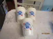 VINTAGE Solo PBR Pabst Blue Ribbon 7 Oz Plastic Cup Give that Man Set 10 NOS 70s