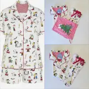 Peter Alexander Womens Christmas Snoopy Peanuts Shortie Pj Pyjama Set XL NWT