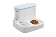 Auto Pet Feeder 2 In 1 Dog Cat Food Water Dispenser Bowl Automatic Gravity Fed for Small Large Pets