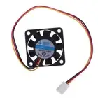 2Pcs 3 Pin 40mm Computer CPU Cooler Cooling Fan PC 4cm 40x40x10mm DC 12V