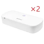 [2 SET] SiMP UV-C STERILIZER 2PCS Light Disinfection Box New F/S from Japan