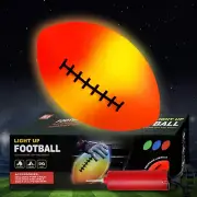 Football Glow in the Dark,Led Light up Football Size No. 6,Outdoor Sport Ball fo