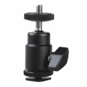 MINI metal BALL HEAD 1/4 X 20 MALE THREAD SMALL Tripod shoe mount