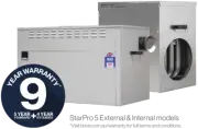 BRIVIS STARPRO SP521EN Ducted Gas Heater 21kW + FREE NC6 Network Controller