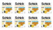 Schick Hydro Skin Comfort Stubble Eraser Men's Razor Cartridge Refills, 32 Count