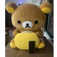 在飛比找蝦皮購物優惠-限自取 正版 拉拉熊/懶懶熊 Rilakkuma 抱枕坐姿 