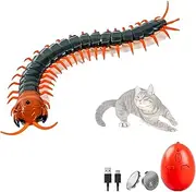 Centipede Cat Toy, Remote Control Centipede cat Toy, USB Rechargeable, Interactive Remote, Make Cats More Lively (Q)