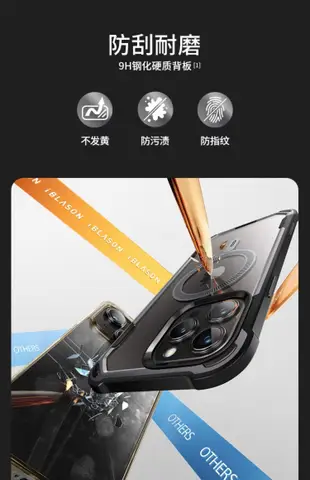 【 ANCASE 】 i-Blason iPhone 15 Pro / 15 Pro Max 全包磁吸保護殼