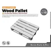 SSMODEL LYT18009 1/18 Wood Pallet For Model Railroads Display Prop