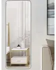 Frameless Full-Length Mirror 150x40cm Slim Modern Floor/Wall Mirror Bedroom AU