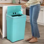 13 Gallon 50 Liter Kitchen Trash Can with Touch-Free & Motion Sensor Lid, Automa