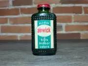 Vtg New Old Stock Embossed Anchor Hocking Air-Wick Bottle full