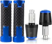 Motorcycle Handlebar Handles Grip for Y-amaha VMAX1200 1986-2018 2002 2003 7/8'' 22mm Motorcycle Handlebar Grips Handlebar Grip Ends Plug