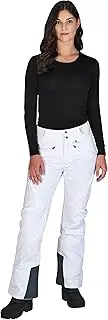 [ARCTIX] Women's Mountain Premium Mesh-Lined Snowboard Cargo Pants, Steel, Small Short