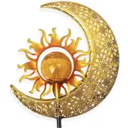Sun Moon Solar Lights for Walkway,Yard,Lawn,Patio