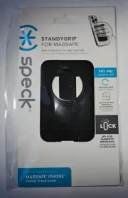 Speck NewStandygrip MagSafe Case for Apple iPhone 12 or later- Charcoal/Cool...