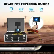 17MM Handheld Drain Sewer Camera Pipe Inspection Camera 4.3" DVR Monitor 20M
