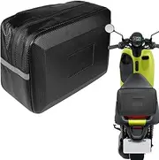 Motorcycle Seat Bag - 9L PVC Reflective Luggage Rack Bags for Motorcycle | Quick Release Cycling Rack Organizer Zipper Pouch for Water Cups Tissue Paper