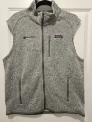 Men’s Patagonia Better Sweater Stonewash Vest. Size Large Embroidered Logo.