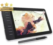 PD1161 Drawing Tablet 11.6" Graphics Tablet Pen Display 8 Keys Battery-Free