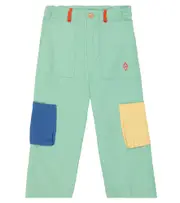 [The Animals Observatory] The Animals Observatory Chicken cotton and linen pants Y 8 green