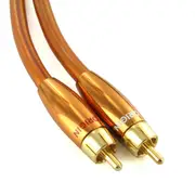 Neotech Origin 7mm Stereo Audio Cable 2RCA to 2 RCA 75 Ohm OFC Gold Plated