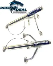 HOOKEM WISHBONE OUTRIGGER BASE SET PAIR - GAME FISHING TROLLING TUNA MARLIN