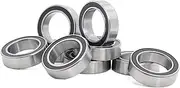 Rear Wheel Bearing MR128RS Bearing 10PCS 8x12x3.5 mm ABEC-7 Hobby Electric RC Car Truck MR128 RS 2RS Ball Bearings MR128-2RS Black Sealed Bearing Seals