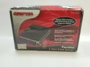 CompUSA Parallel 1 Port Print Server PS-1206P SEALED NEW In Box Old Stock
