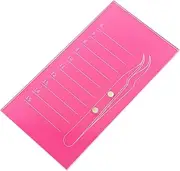 WOONEKY Grafted Eyelash Magnetic Suction Plate Portable Lash Extension Holder for Professional Beauty Salons Individual Use Enhances Grafting Efficiency with Lightweight Design