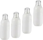 HONITANO 4pcs Travel Lotion Dispensers Leakproof Empty Shampoo Bottles for Cosmetics Squeezable Containers for Creams and Lotions for Travel and Daily Use
