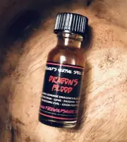 Dragon’s Blood Magick Ritual Oil (Handmade, Organic, Wicca, Witchcraft, Hoodoo)