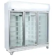 Bromic GD1500LF Upright 3 Glass Door Chiller w/Lightbox - 1507 Litre **