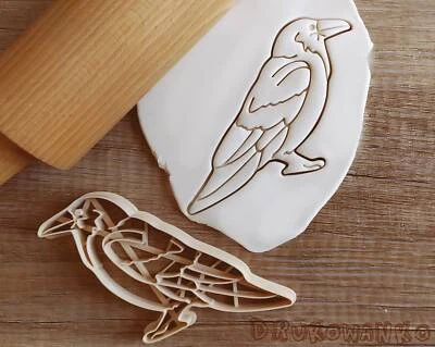Raven Birb Bird Cookie Cutter Pastry Fondant Dough Biscuit