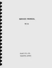 Elmo 16-A 16mm Sound Projector Service & Repair Manual Reprint