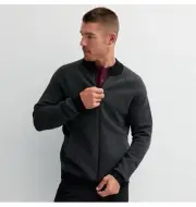 Men's FLX Full Zip Sweater Color: Black Size: Medium