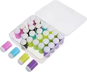 ULDIGI 30pcs Finger Sponge Daubers: Craft Drawing Sponge Daubers Set with Case for DIY Craft Projects Kids and Adults Stamping Painting Ink Card Making
